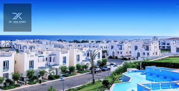 Chalet with a garden for sale, 128 sqm + 30 sqm garden - (Mountain View Ras El Hekma) - Open view