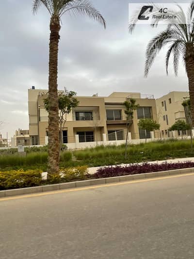 فيلا توين هاوس 297متر للبيع في palm hills new cairo فيو لاند سكيب | استلام فوري