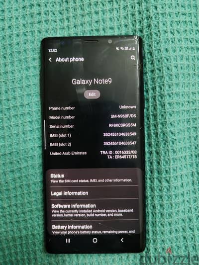Samsung Note 9