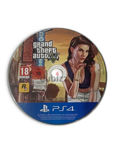 Gta 5 Premium Edition PlayStation 4 disc used (No Case)