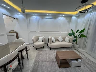 Furnished 78 sqm apartment for rent in Madinaty (B12); garden view, prime location.