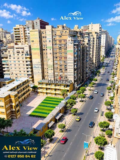 للبيع شقه مرخصه في العصافره بحري علي شارع جمال عبد الناصر الرئيسي