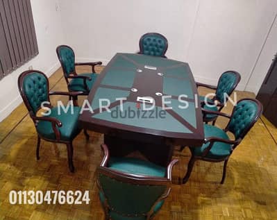 ترابيزة اجتماعات /دهنات / متاح تنفيذ جميع الاشكال و المقاسات