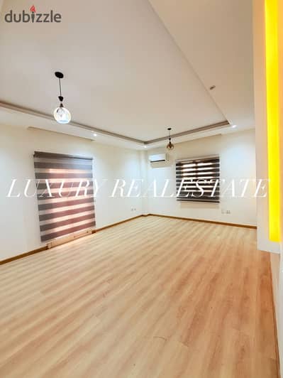 For rent, administrative without air conditioning, with an area of 200 meters, in a distinguished location in the ninth neighborhood behind the tourist promenade directly in Sheikh Zayed, a fully administrative villa consisting of: • 3 rooms • 3 bathrooms