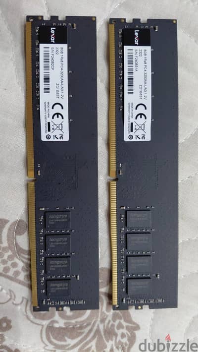 Lexar 2x 8gb ram ddr4