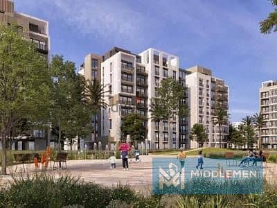 apartment 140m Fully Finished with A/Cs & Kitchen Cabinets Overlooking the Club & Open Green Spaces zed east new cairo