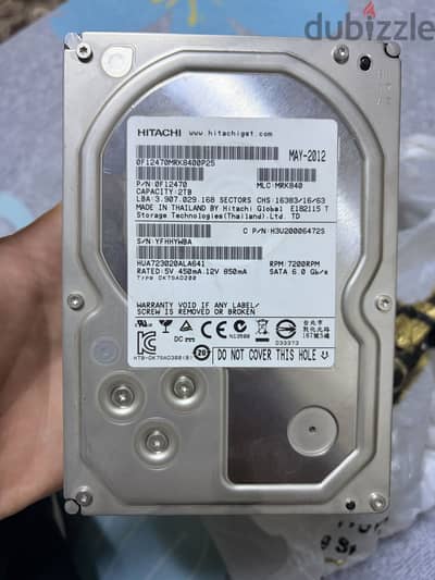 2TB Hard disk هارد 2 تيرا