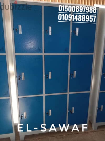 لوكر معدن صاج محمل مستورد _ دولاب _ وحدات_ دهان اليكتروستاتيك _ locker
