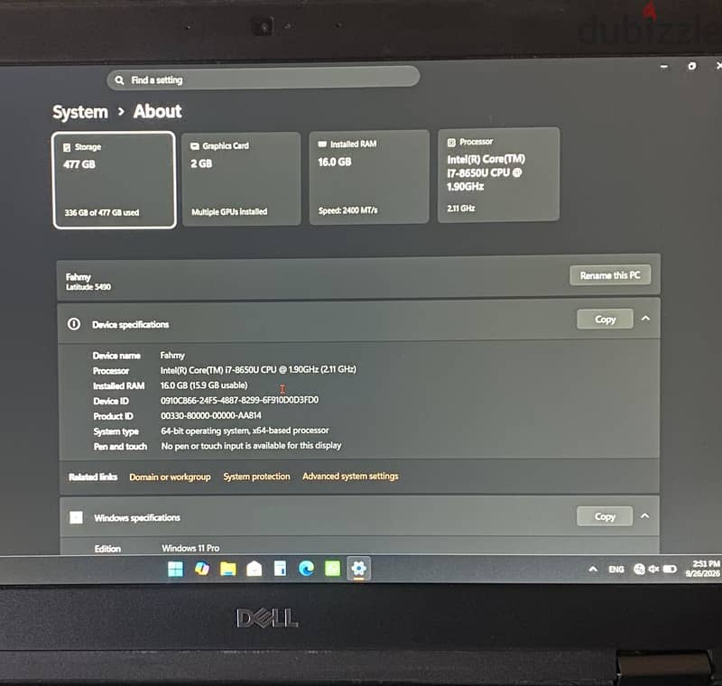 Latitude 5490 4