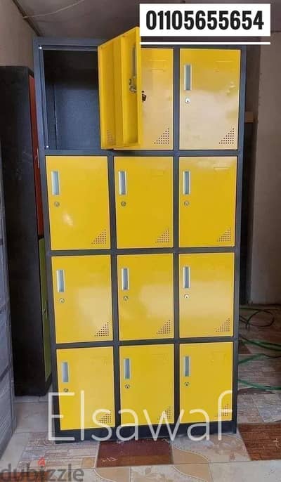لوكر،locker,صاج محمل دهانات اليكتروساتيك ،وحدات تخزين ،دولاب،لوكرز