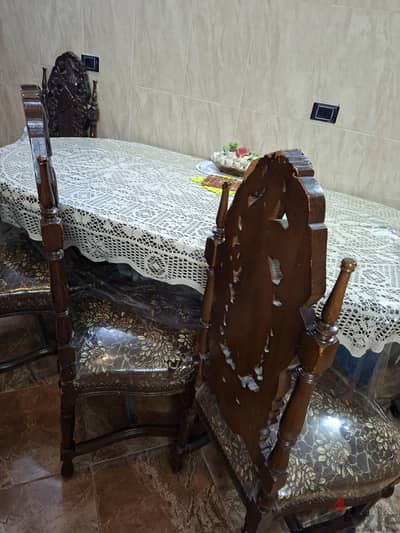 سفره زان و٦ كراسي