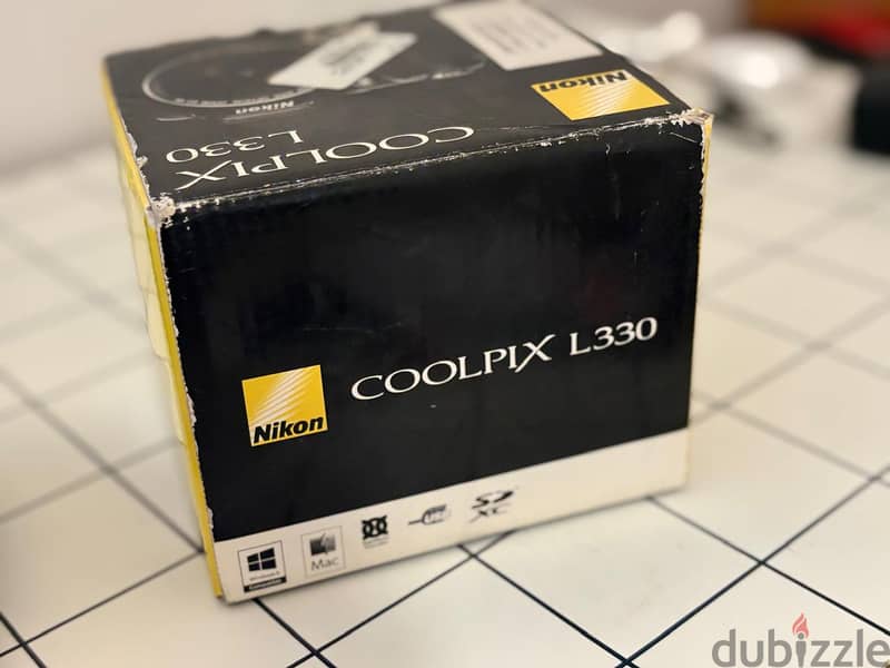Nikon coolpix L330 with box  + memory card 5