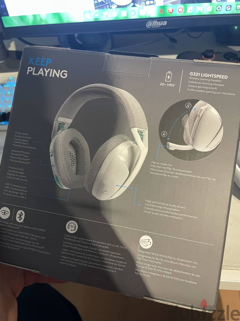 Logitech headset g321 wireless 4