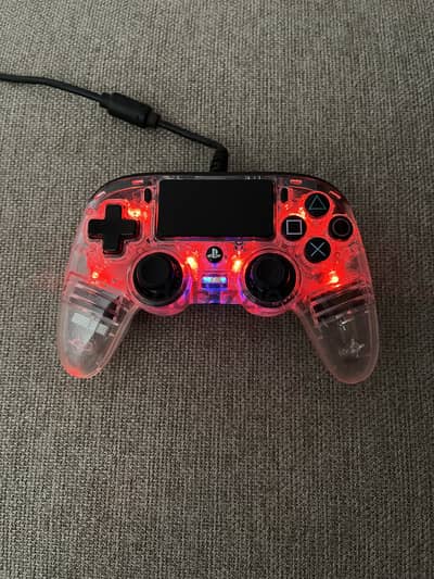Nacon ps5/ps4/pc transparent wired controller original