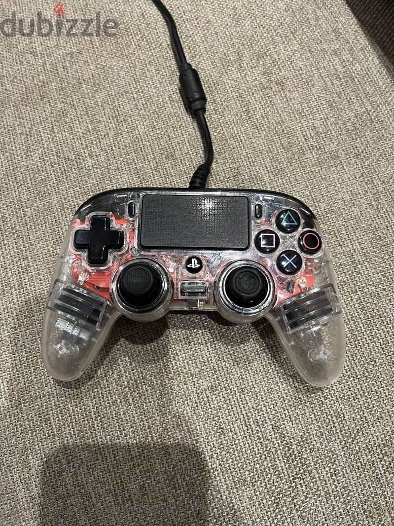 Nacon ps5/ps4/pc transparent wired controller original 2