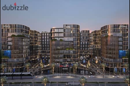 محل تجاري للبيع 35م على المحور المركزي مباشرة أمام المونوريل في 3lamat Mall بأقل مقدم و اطول فترة سداد + خصم مع شركة ادارة و تشغيل central axis