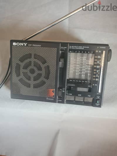 SONY 7600AW AM/FM/SW MULTI BAND RECEIVERم