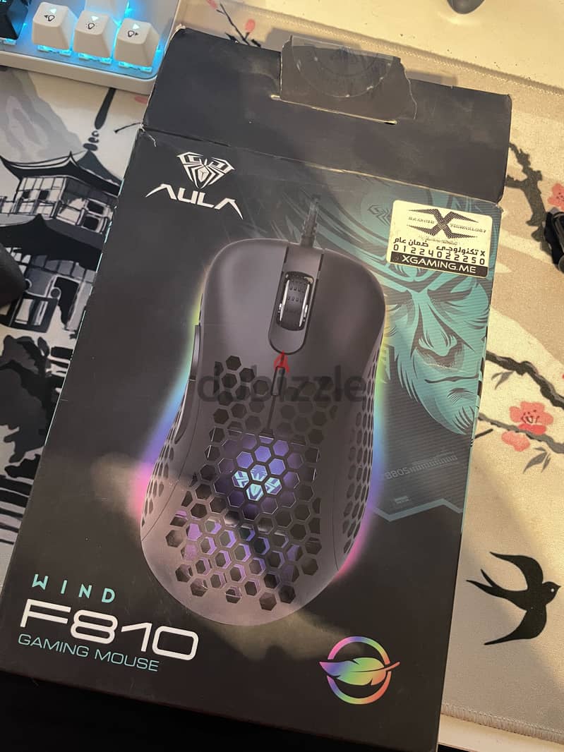 Aula f810 gaming mouse rgb 3