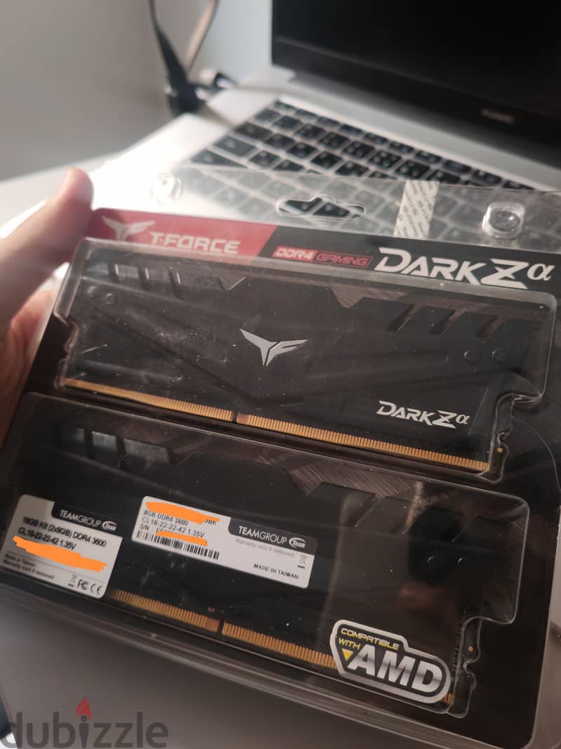 T-force ddr4 3600MHz 2