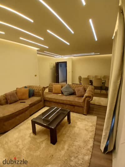 Furnished apartment for rent in Al Rehab at a bargain price