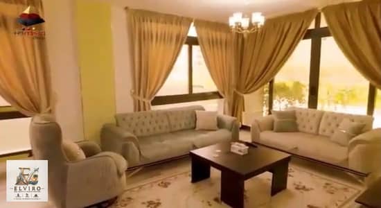 Ultra Super Lux Fully Furnished Apartment With Private Garden For Sale in Azad - 5th Settlement