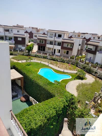 A townhouse in an exclusive villa compound in the 5th District of Obour City—near Farid Habib Hospital—featuring ultra-luxury finishes and a private
