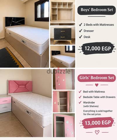 Boys Bedroom and Girl bedroom