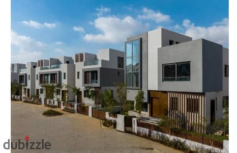 Twin House for Sale in Vinci Compound – New Administrative Capital  Prime corner location.