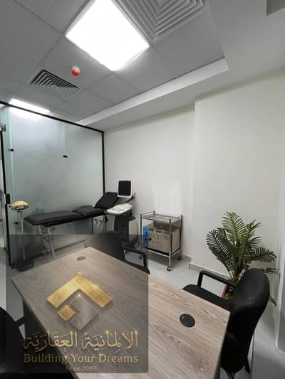 Medical clinic for rent in the Fifth Settlement, Al-Narges neighborhood, next to Mohamed Naguib Axis, close to South Thirtieth Street, Future University, Air Hospital, and Fattouma Al-Sharbatly Mosque