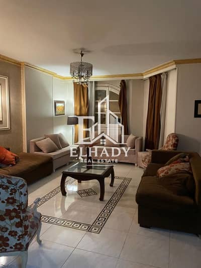 180 m apartment furnished for rent in Degla Maadi with central air conditioning