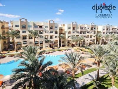 شقة غرفة واحدة للبيع بفيو بول في Nubia Aqua Beach، الأحياء، الغردقة