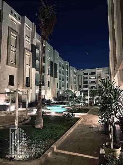Apartment for sale in Prime location in Al Jarr Compound, Al Shorouk, first row by the lagoon, ultra-superlux finishing with air conditioning.