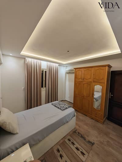 130 SQM Furnished Apartment for Rent in Janna October with Prime Landscape View and Ultra Super Lux Finishing