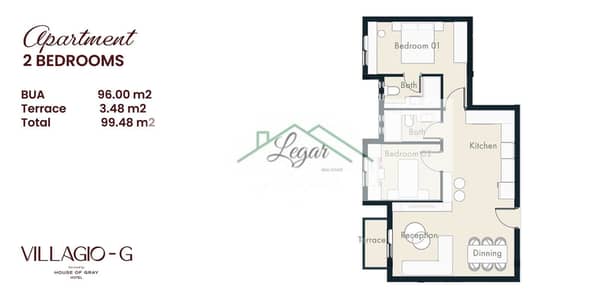 Own a 105m² apartment starting at 4.9 million EGP at the Villagio Gray compound, located on the Dahshur Link Road.