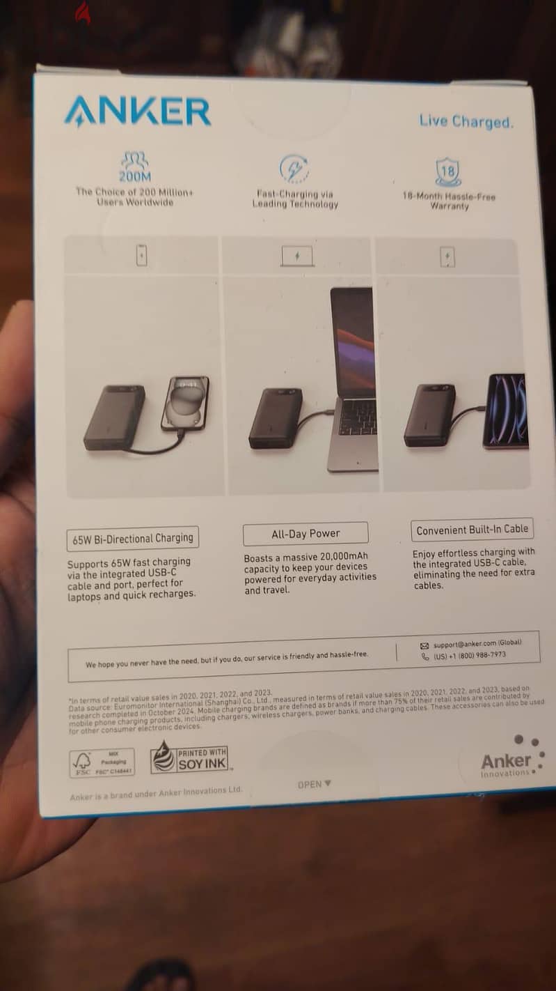Anker Powerbank 87 Watts model A1383 1
