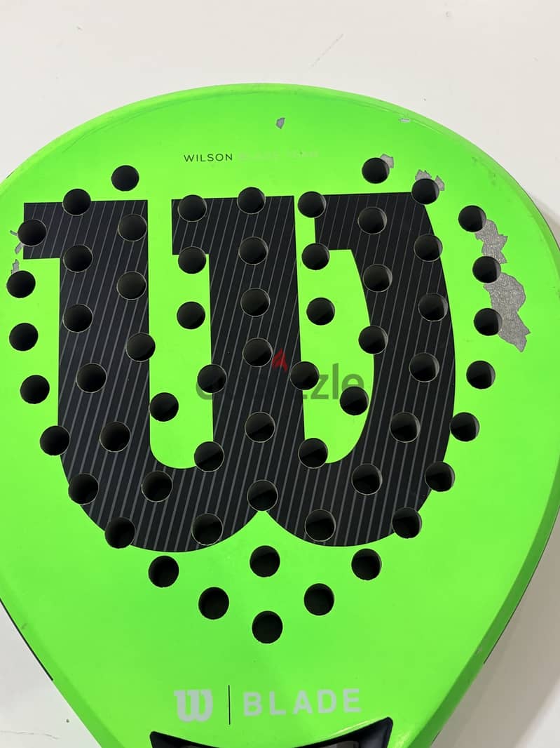 wilson blade padel racket used 1