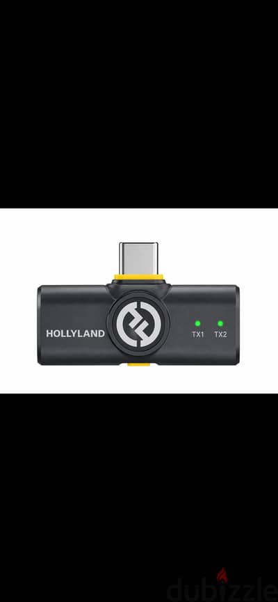 مستقبل ميكروفون لاسلكي بمنفذ USB-C من شركة Hollyland.