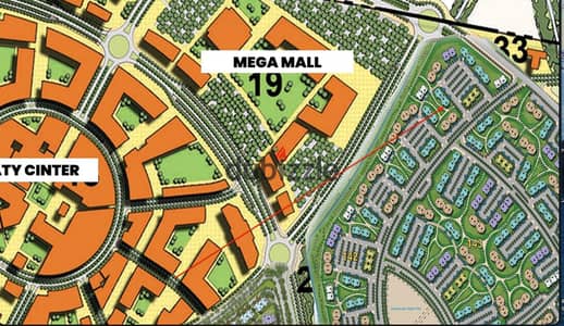Selling an apartment in Madinaty B14, ground floor with a garden 108m next to the spine, Garden View corner.