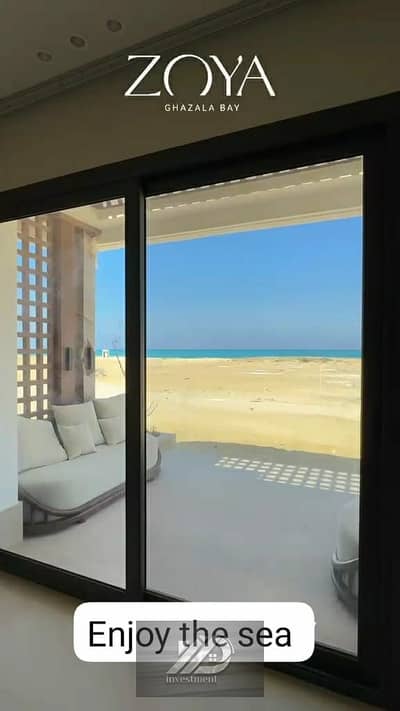 wall-to-wall Telal North Coast, minutes from Hacienda, Amwaj, Marassi, and Sea Shell in Zoya Ghazala ready to move chalet, fully finished with ACs