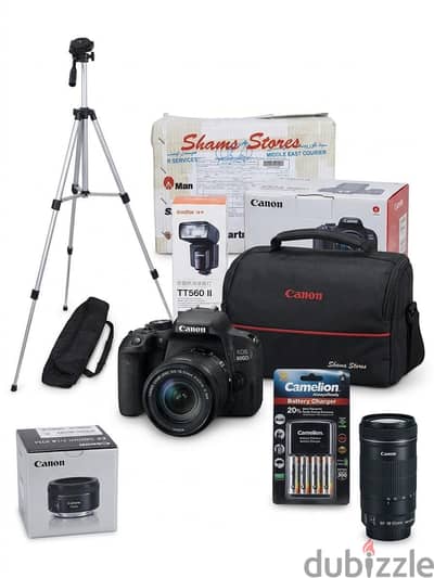 كاميرا كانون d800 بكل ملحقاته