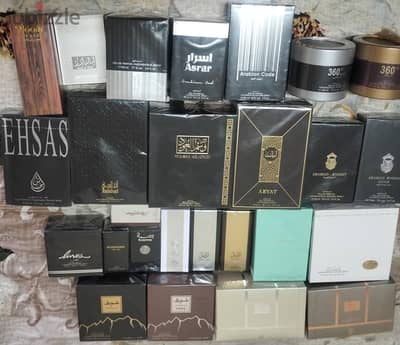 عطور أصلية ١٠٠٪ متنوعة  من السعودية