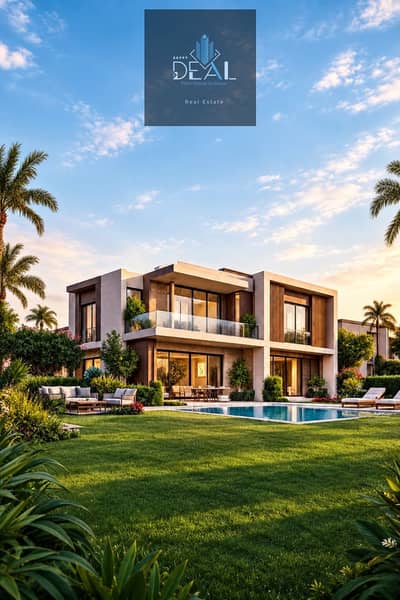 Standalone villa for 15M EGP, installments, in the 2nd strongest residential & investment location after the Diplomat District