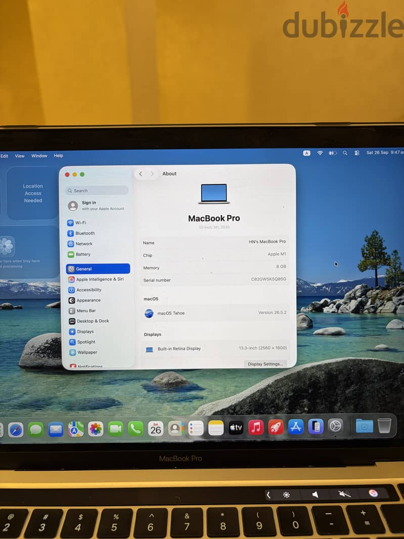 MacBook Pro M1 2020 Spanish 1