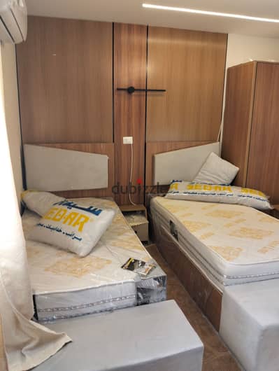 Double Studio for Rent in 6th of October City, First District, Neighborhood 6, including water, electricity, and hotel services
