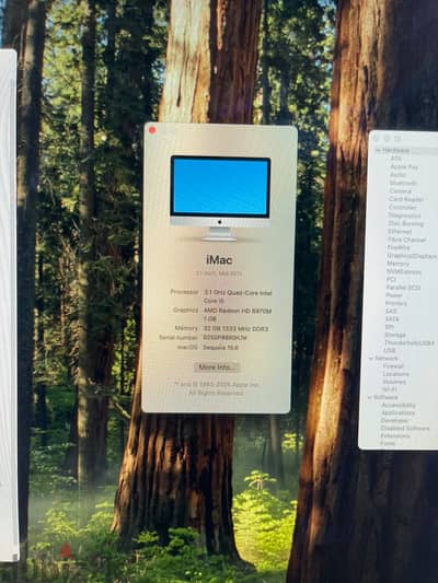Apple iMac 27-inch 2011 | رامات 32GB | كارت 1GB + كيبورد أصلي