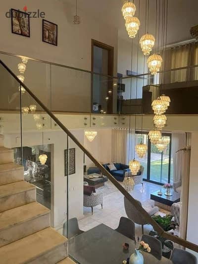 Villa ready for immediate delivery in Al Burouj compound in Al Shrouk in front of the Global Medical Center with a large garden and a distinctive layout ready for immediate residence