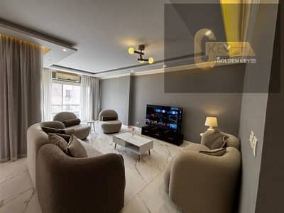 Furnished hotel apartment for rent in Al Rehab, fully furnished next to the gateway mall and gate 12/13 prime location with a wide garden view
