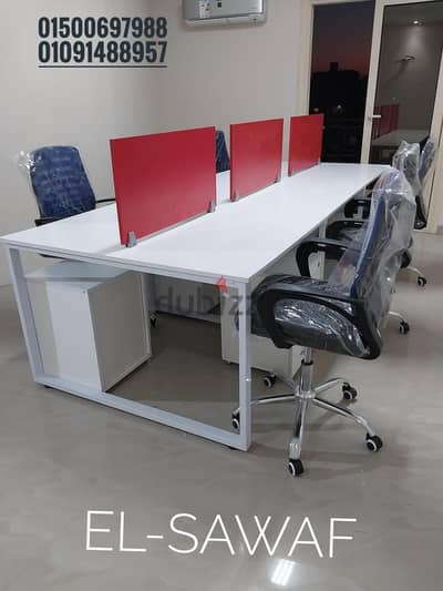 خلية عمل- ورك ستيشن خشب mdfمستورد- اثاث مكتبي- work station-partiton