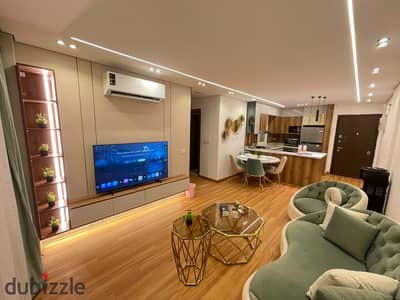 First-occupancy fully furnished apartment in B12 – Group 121, located on the 3rd floor, in a prime location close to the mosque and all essential services.