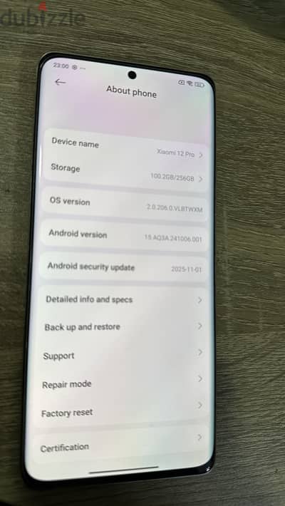 Xiaomi 12 Pro 256 12/12 زيرو